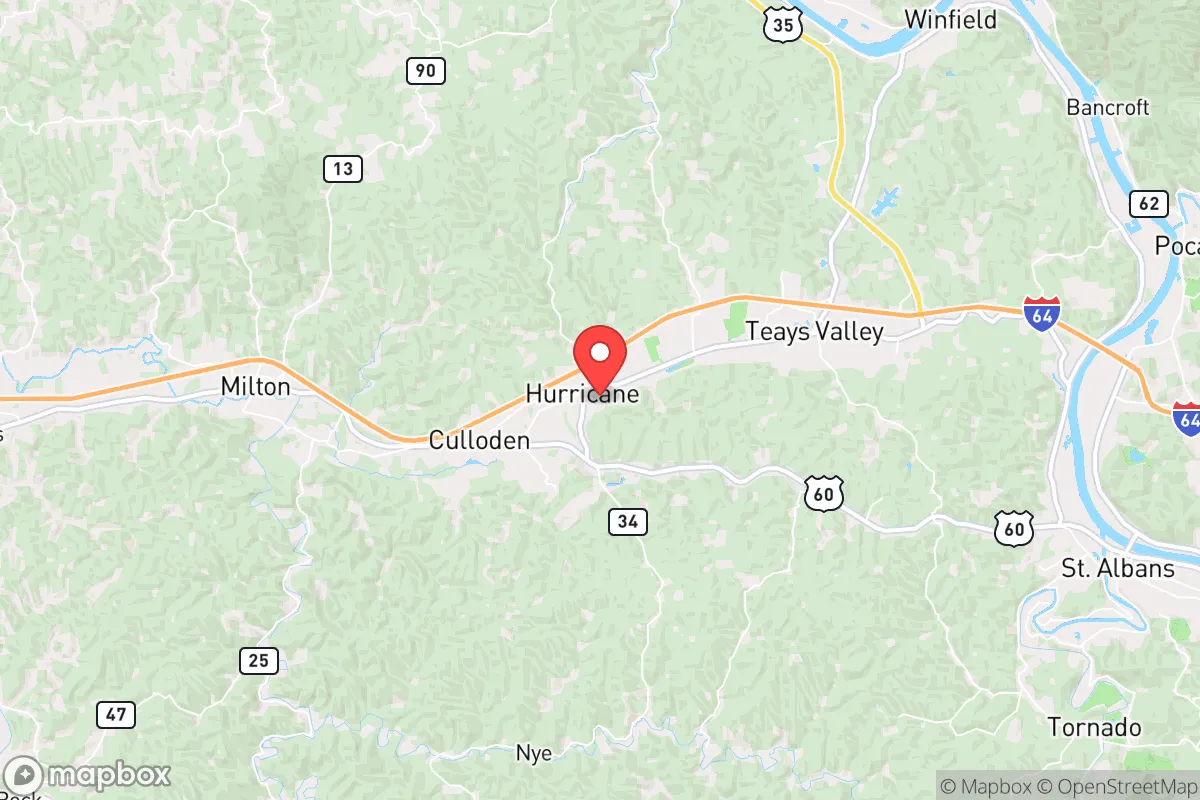 Map centered at 38.4309, -82.0140