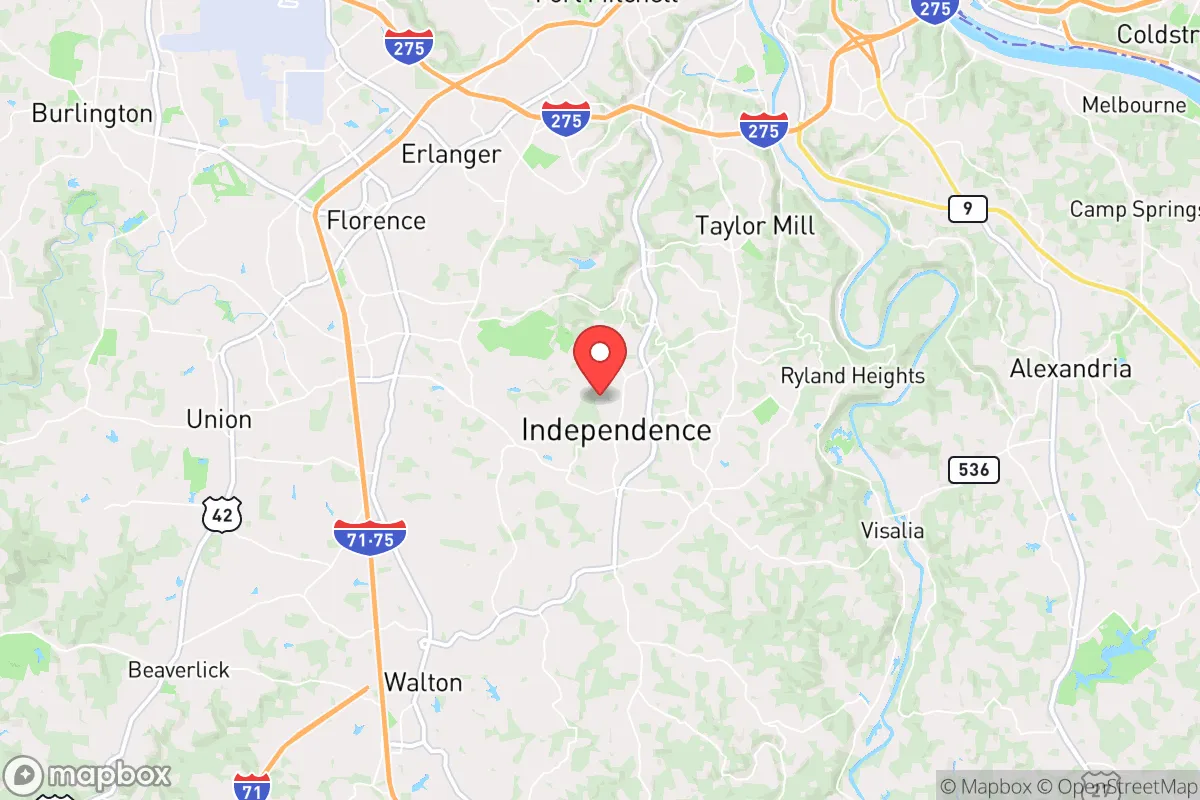 Map centered at 38.9510, -84.5496