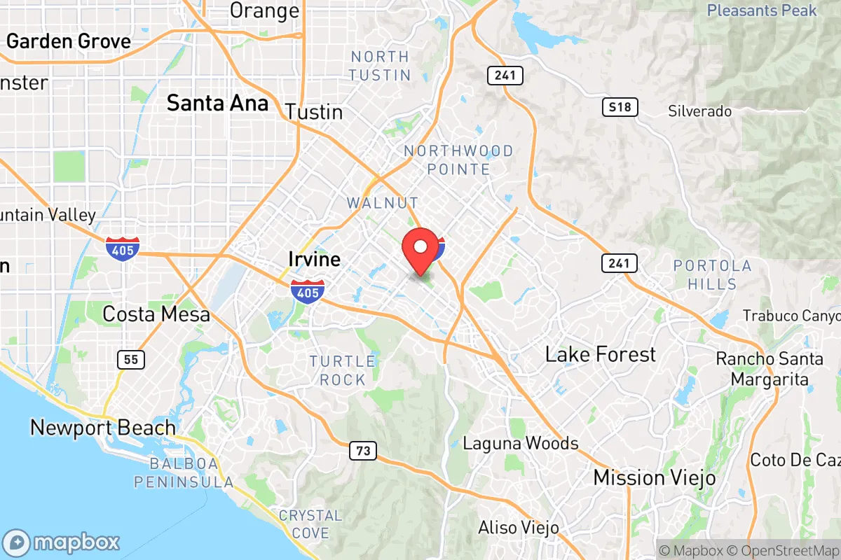 Map centered at 33.6772, -117.7738