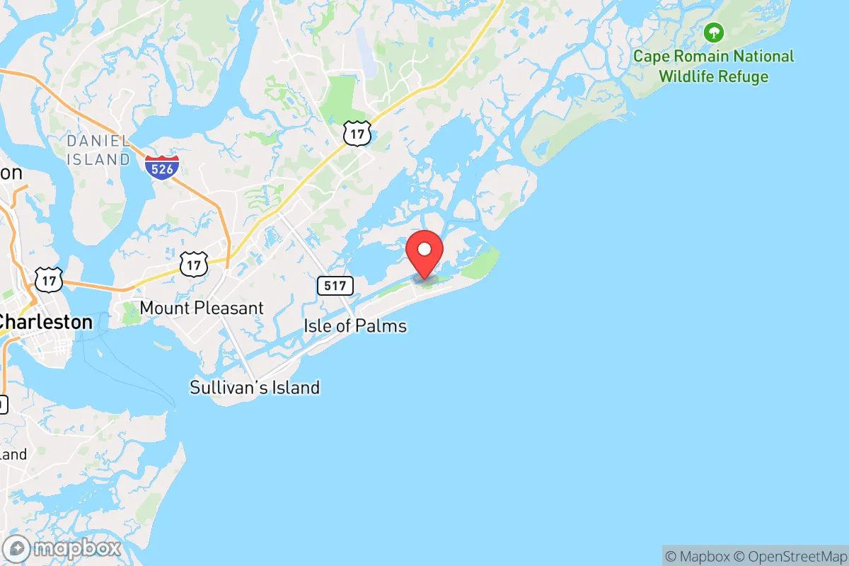 Map centered at 32.8042, -79.7543