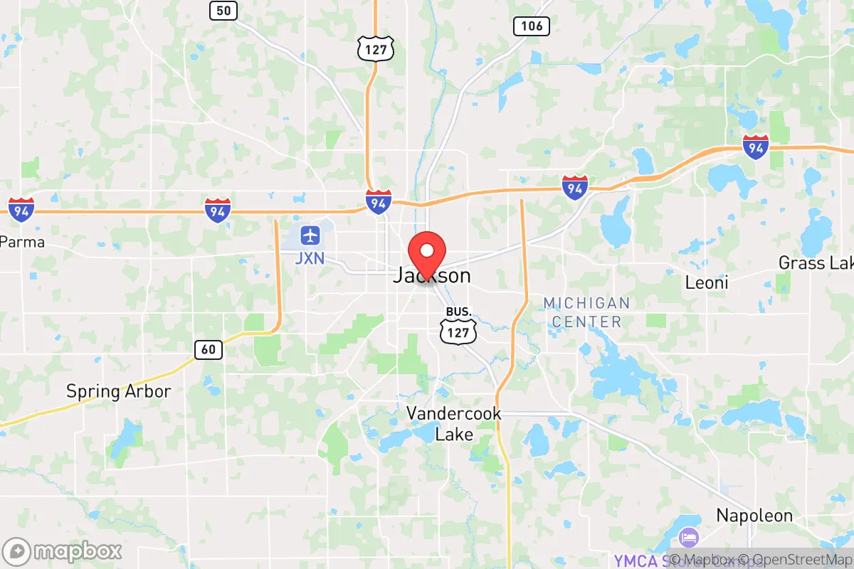 Map centered at 42.2431, -84.4040