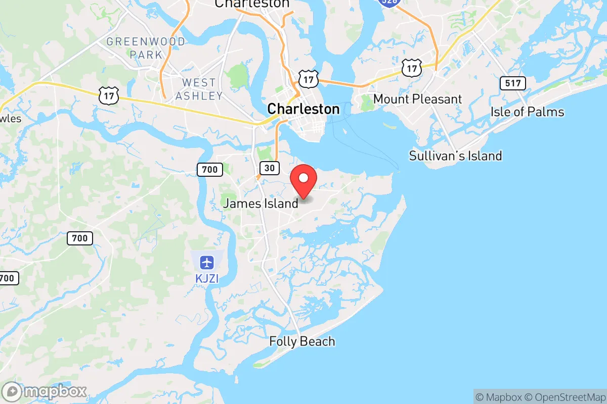 Map centered at 32.7352, -79.9398