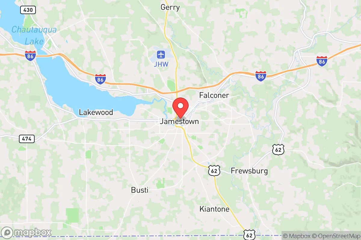 Map centered at 42.0976, -79.2367