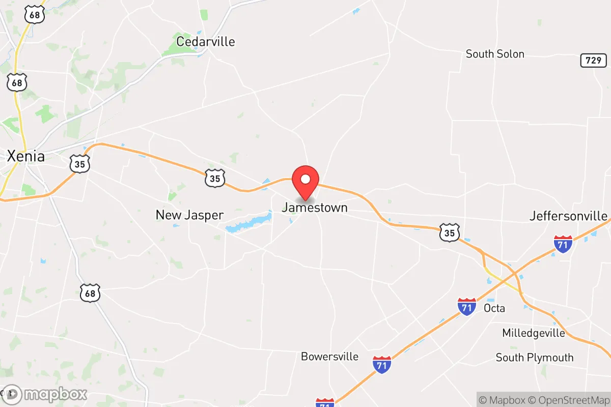 Map centered at 39.6601, -83.7411