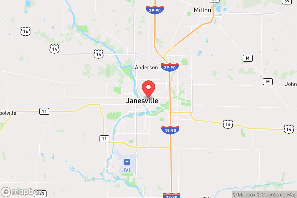 Map centered at 42.6847, -89.0137
