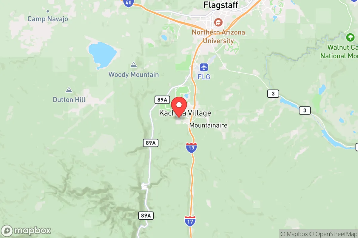 Map centered at 35.0912, -111.6996