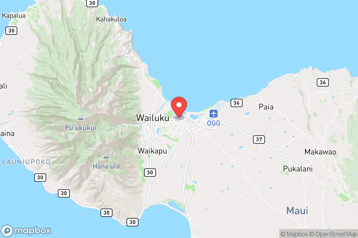 Map centered at 20.8893, -156.4729