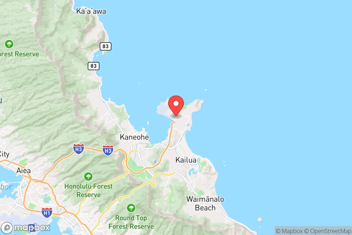 Map centered at 21.4398, -157.7552