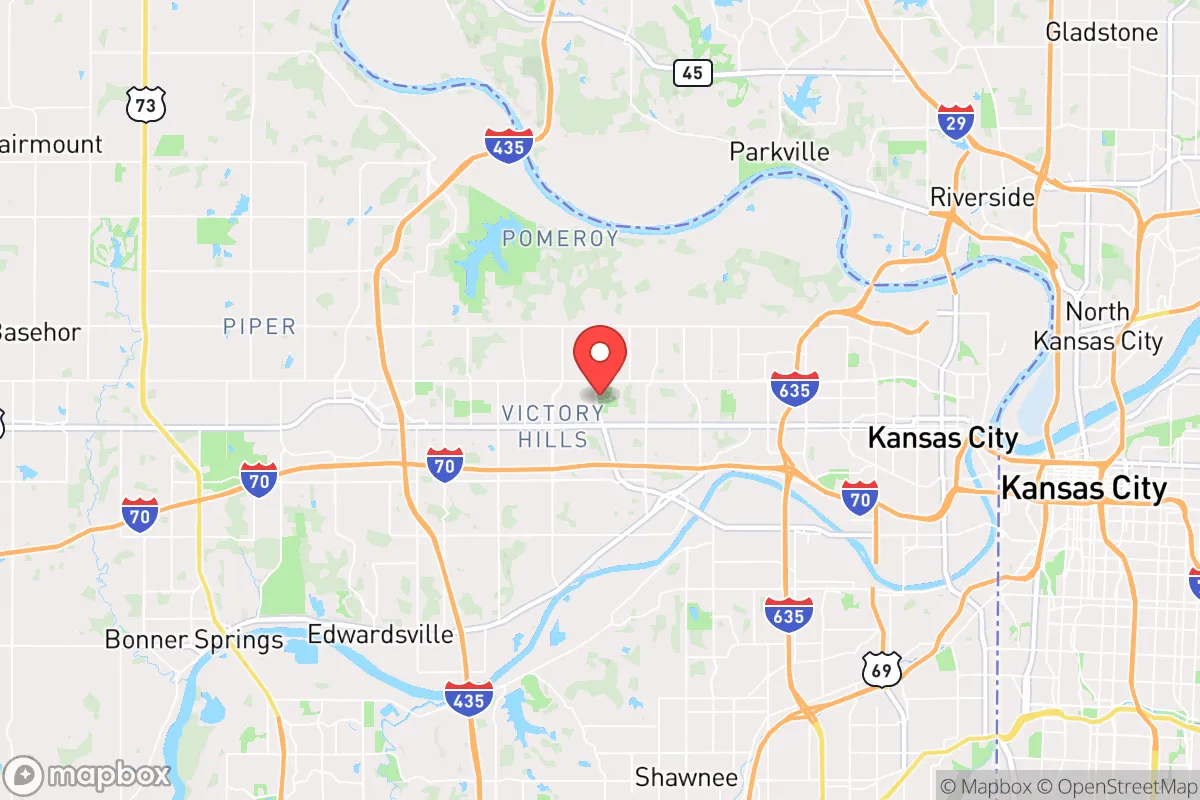 Map centered at 39.1235, -94.7441