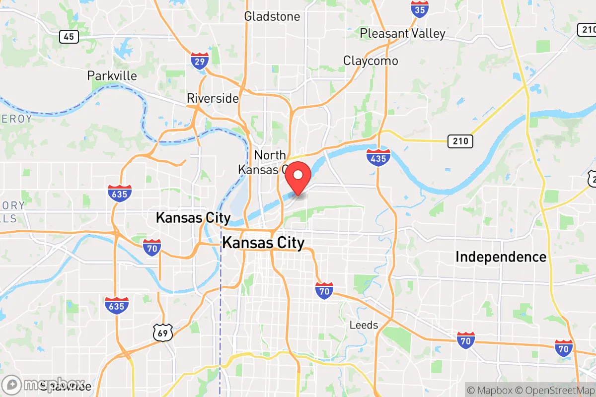 Map centered at 39.1237, -94.5539