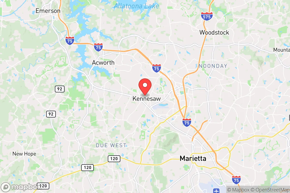 Map centered at 34.0259, -84.6176