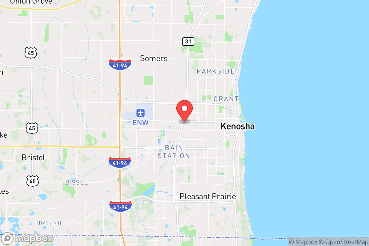 Map centered at 42.5873, -87.8804