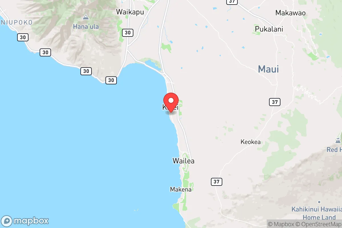Map centered at 20.7399, -156.4542