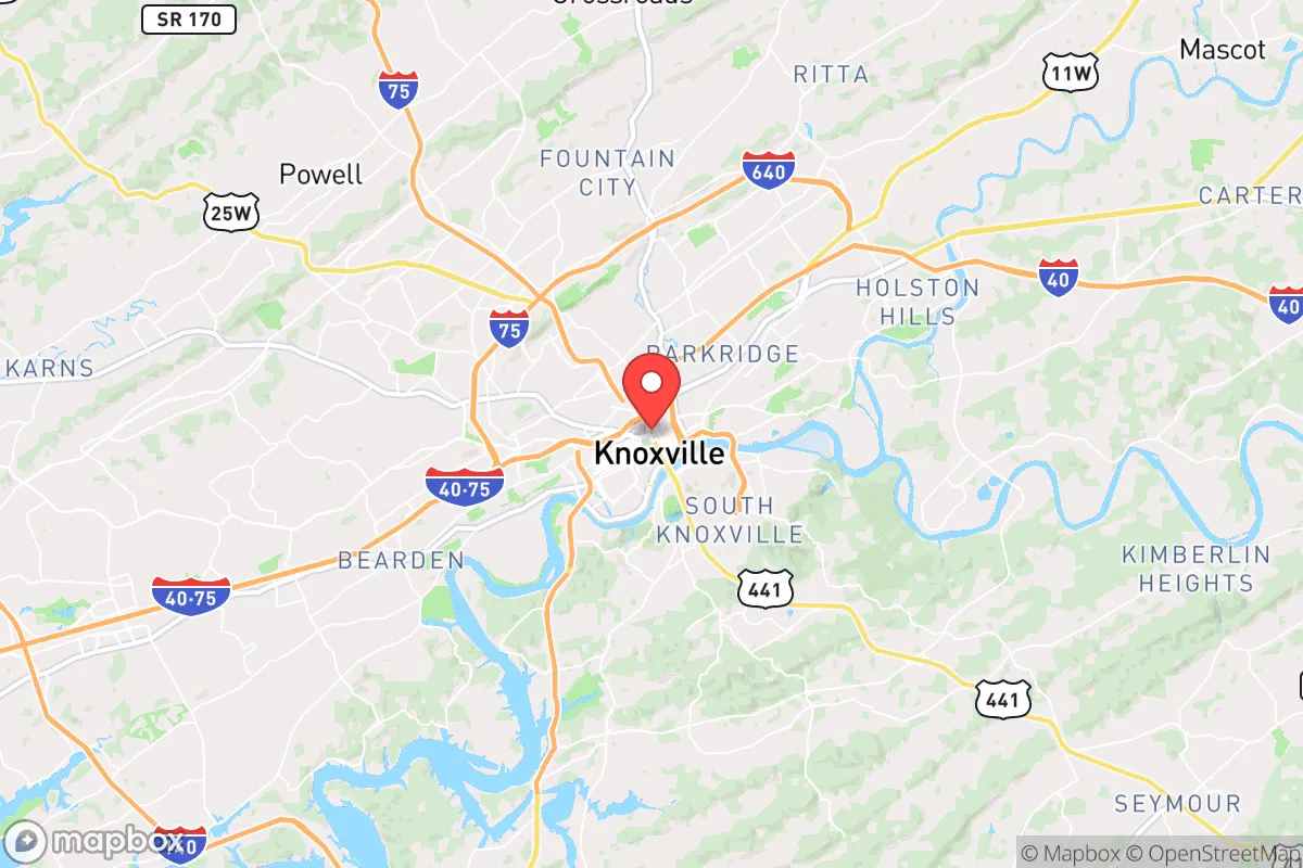 Map centered at 35.9693, -83.9495