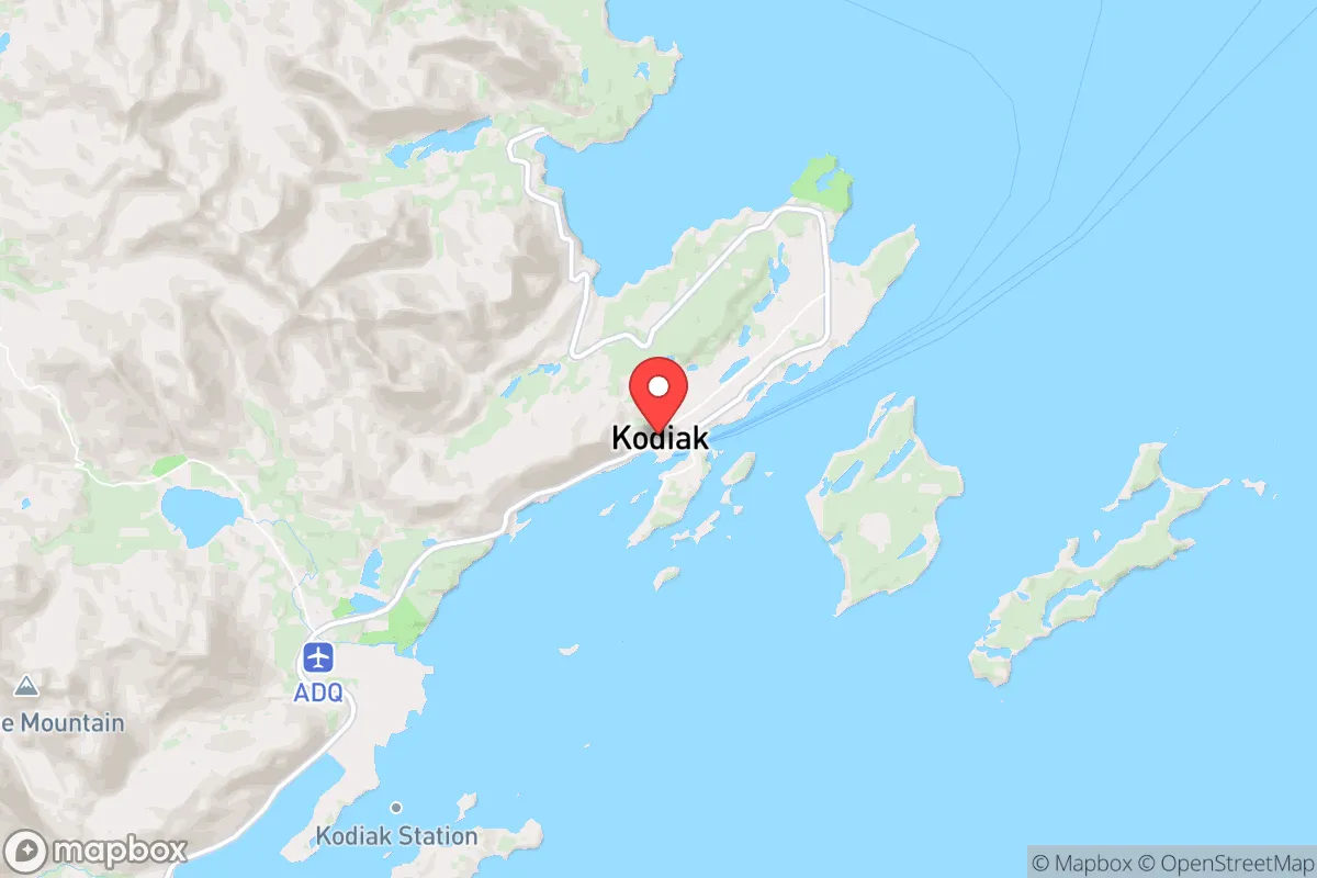 Map centered at 57.7915, -152.4082