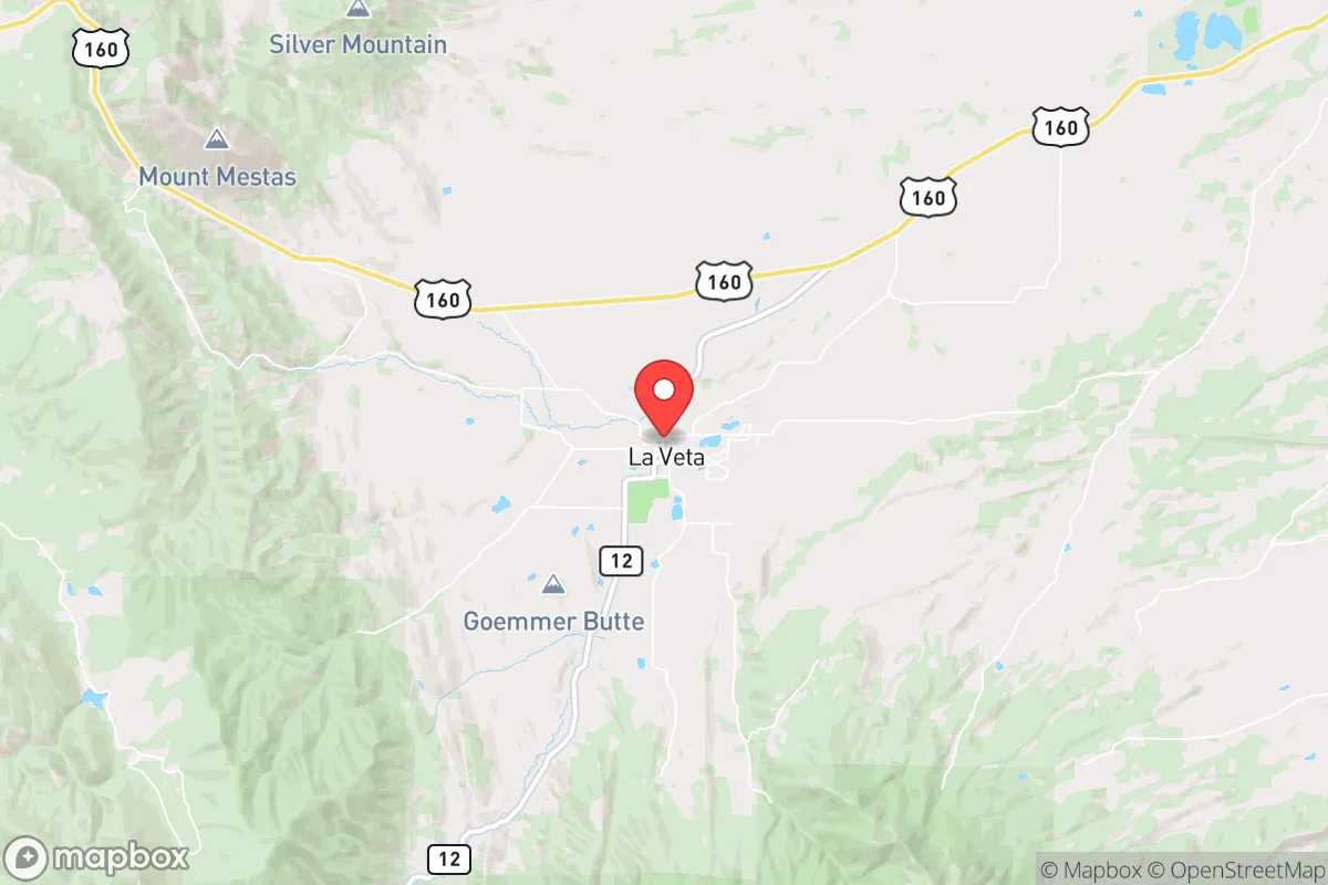 Map centered at 37.5086, -105.0085