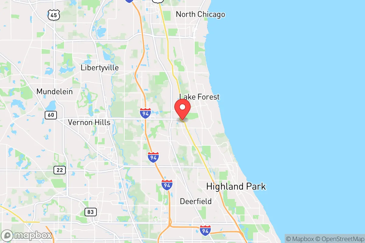 Map centered at 42.2380, -87.8595