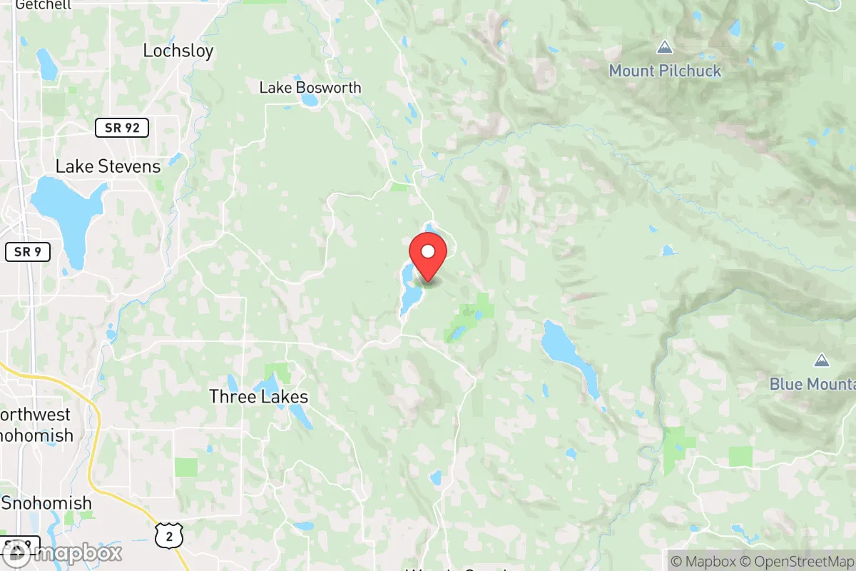 Map centered at 47.9814, -121.9119