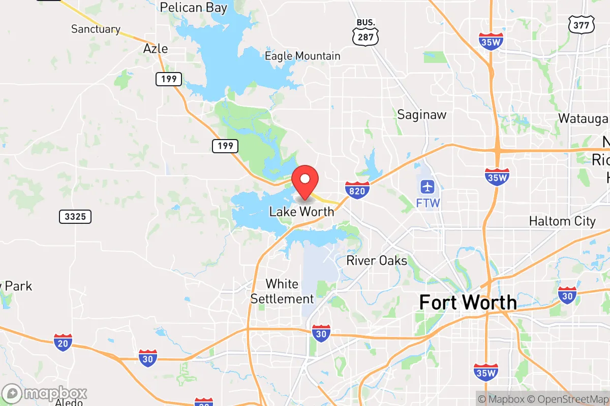 Map centered at 32.8130, -97.4305