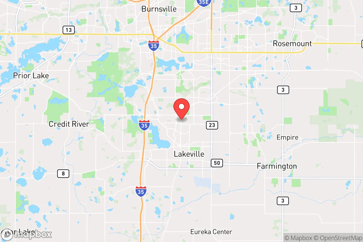 Map centered at 44.6766, -93.2517