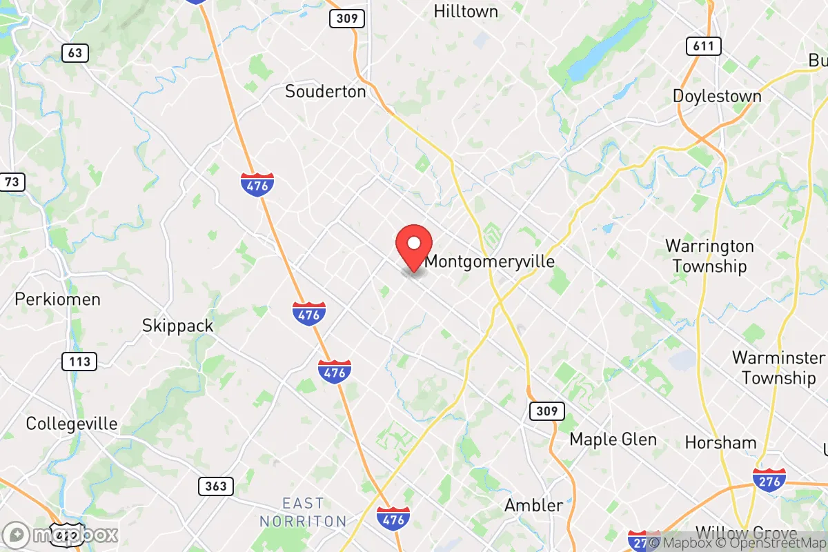 Map centered at 40.2417, -75.2812