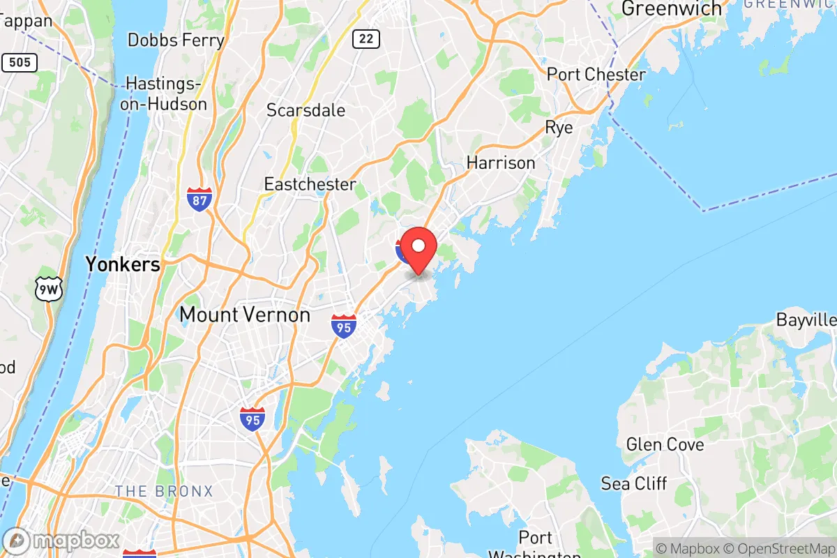 Map centered at 40.9257, -73.7531