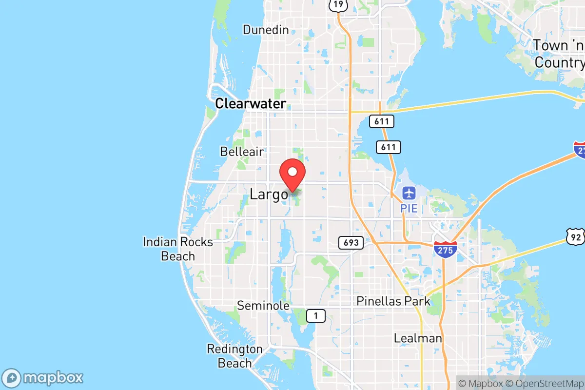 Map centered at 27.9089, -82.7705