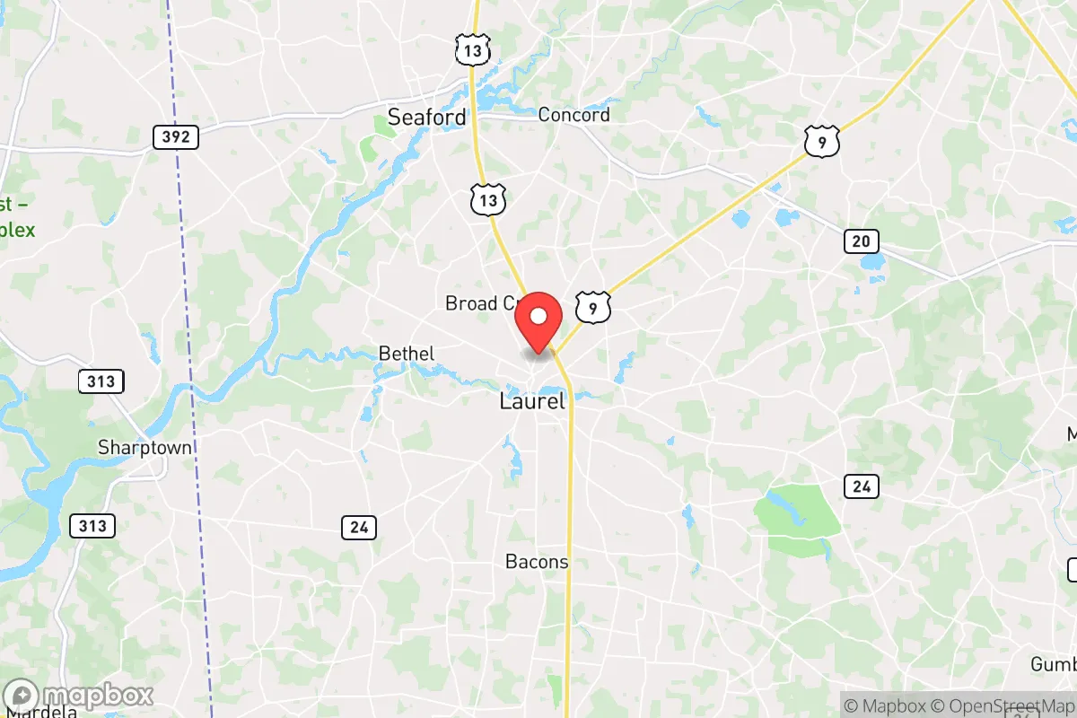 Map centered at 38.5690, -75.5689