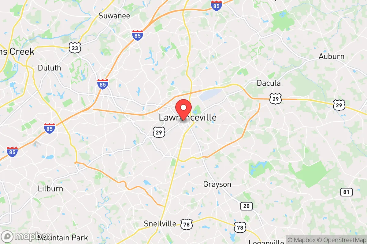 Map centered at 33.9523, -83.9936