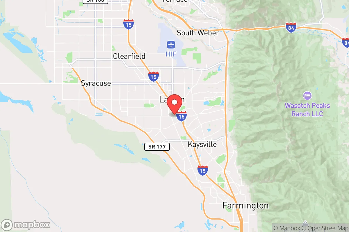Map centered at 41.0770, -111.9622