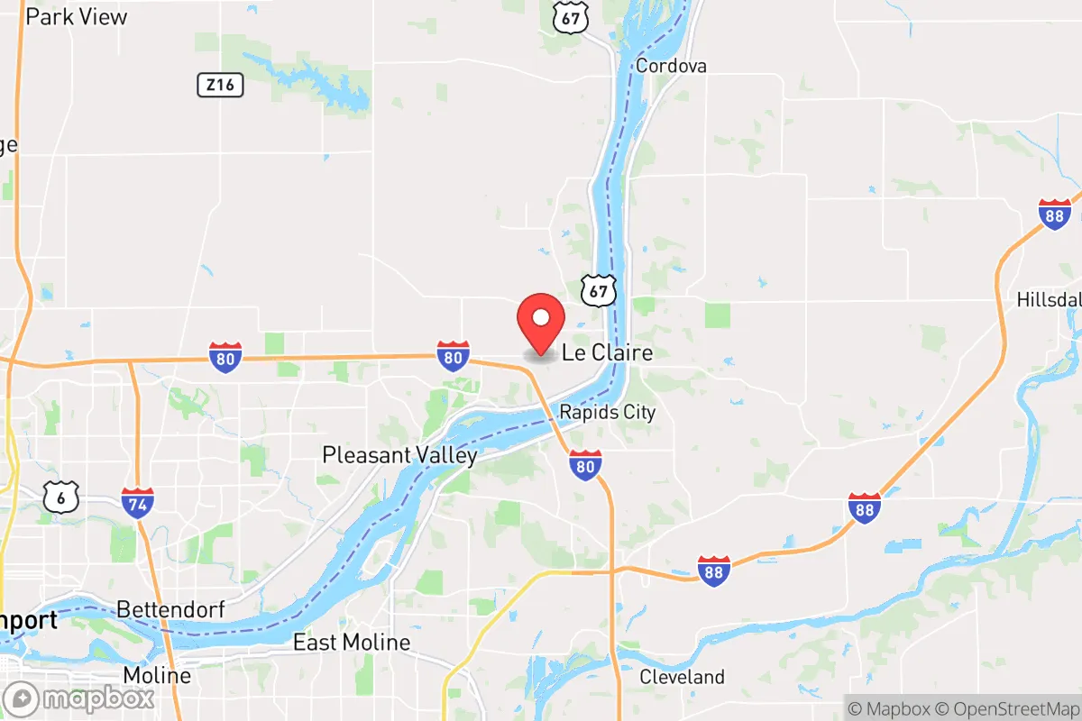 Map centered at 41.5963, -90.3686
