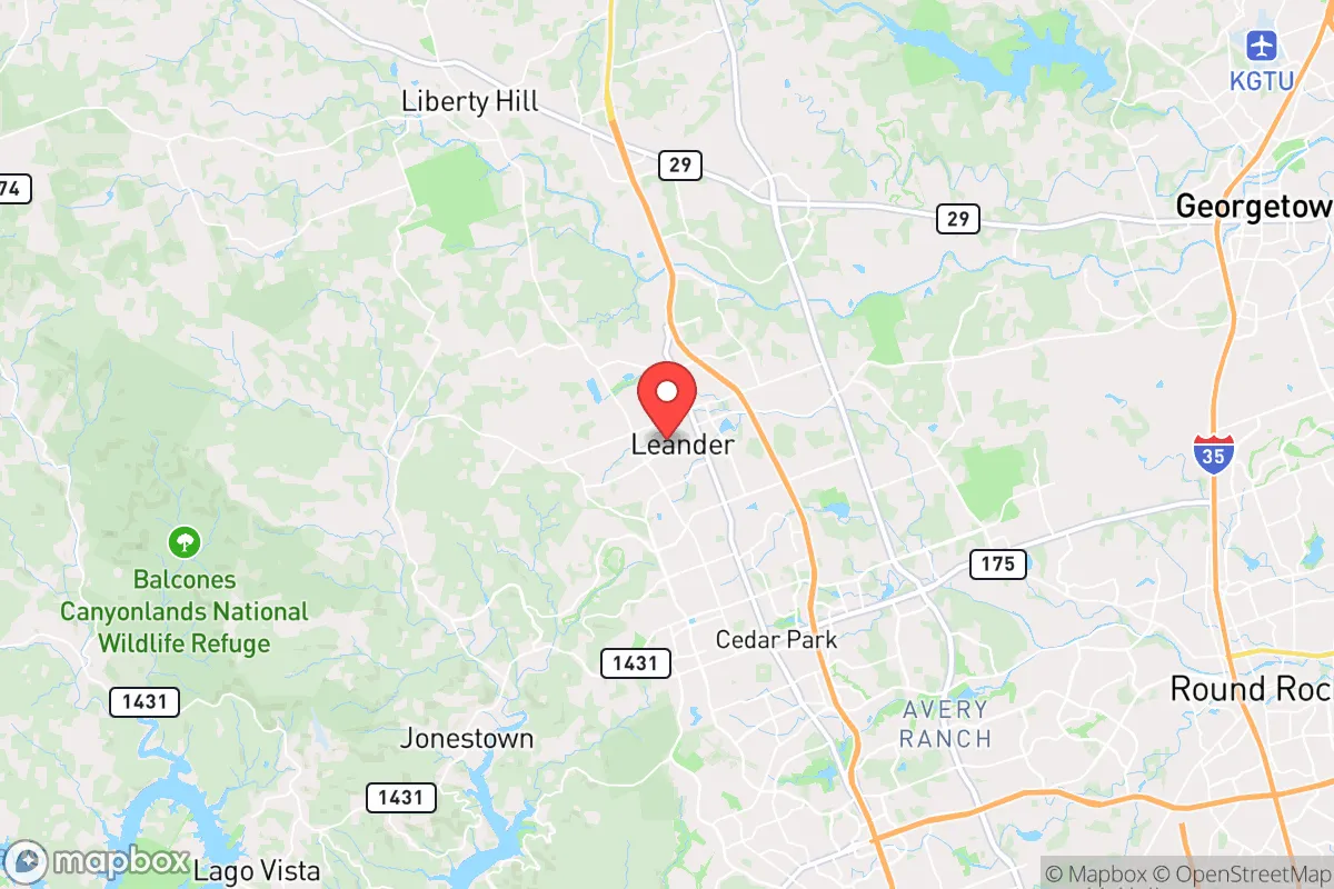 Map centered at 30.5736, -97.8616