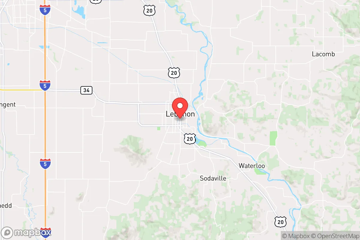 Map centered at 44.5313, -122.9075