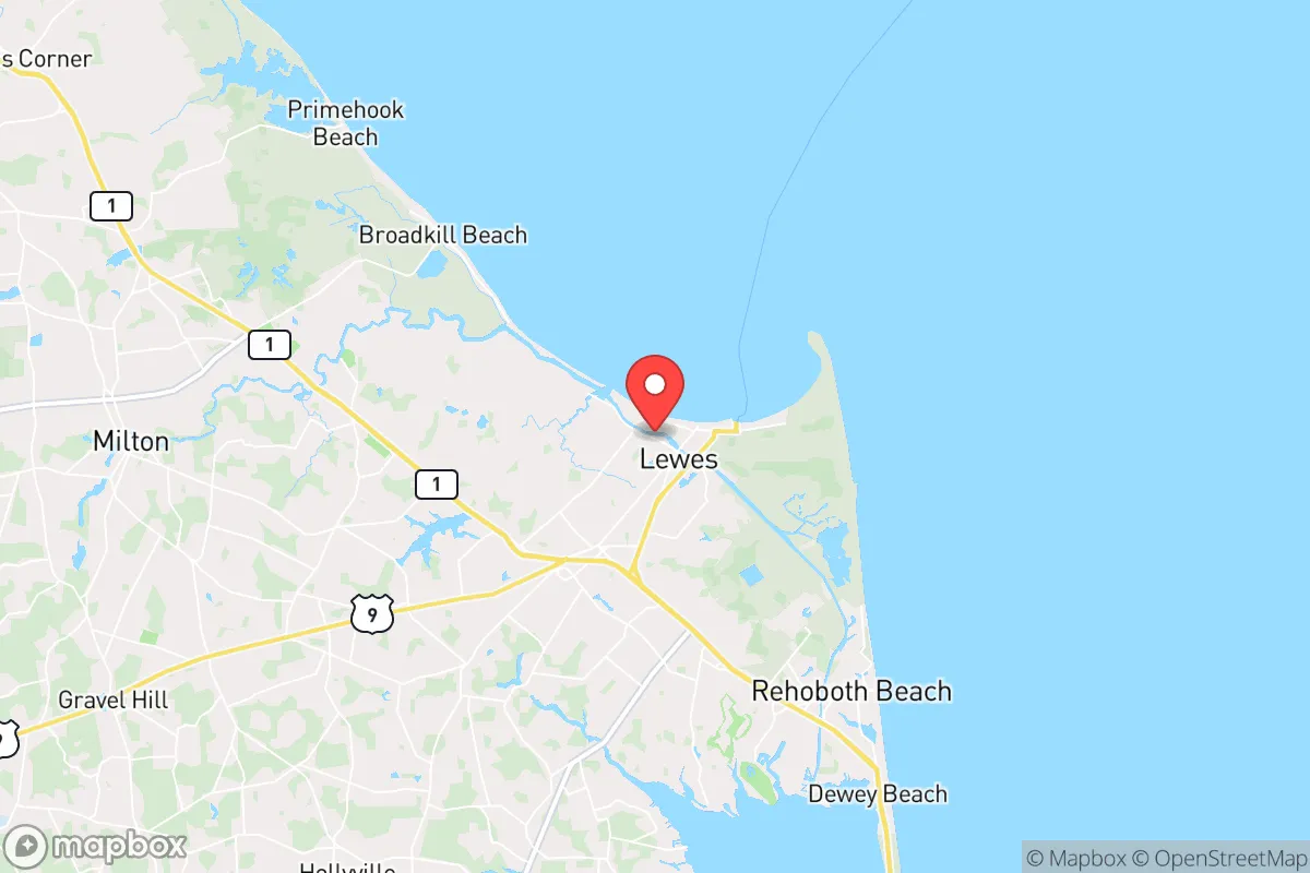 Map centered at 38.7789, -75.1453