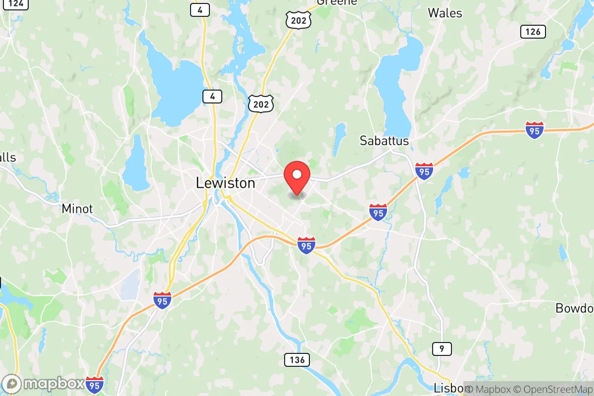 Map centered at 44.0914, -70.1681