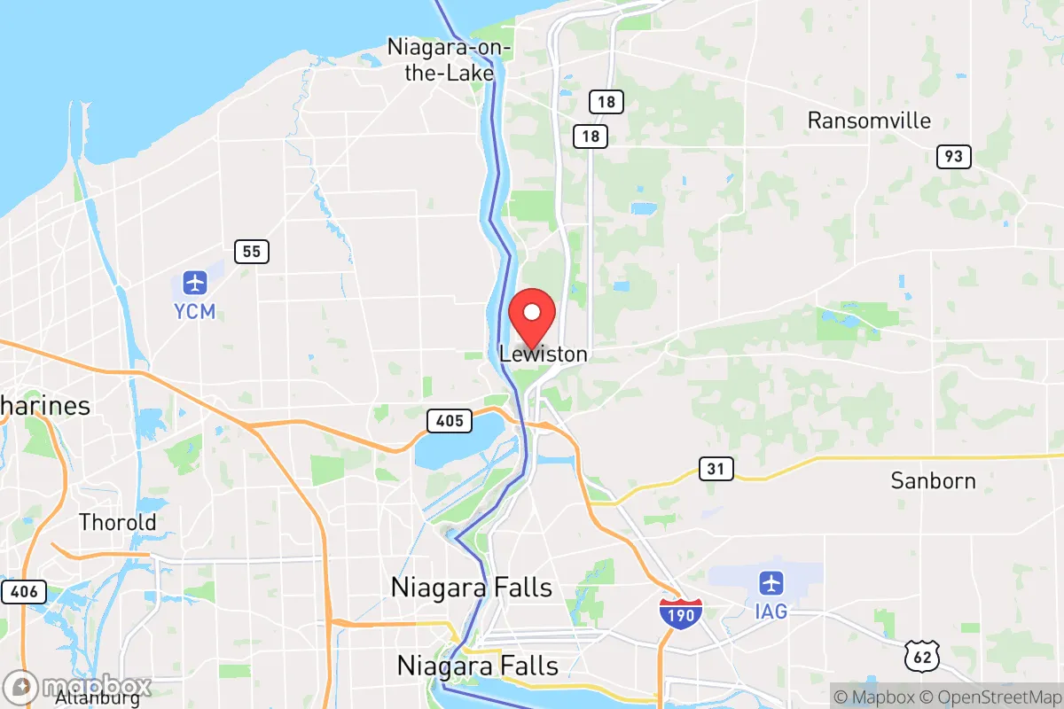 Map centered at 43.1723, -79.0402