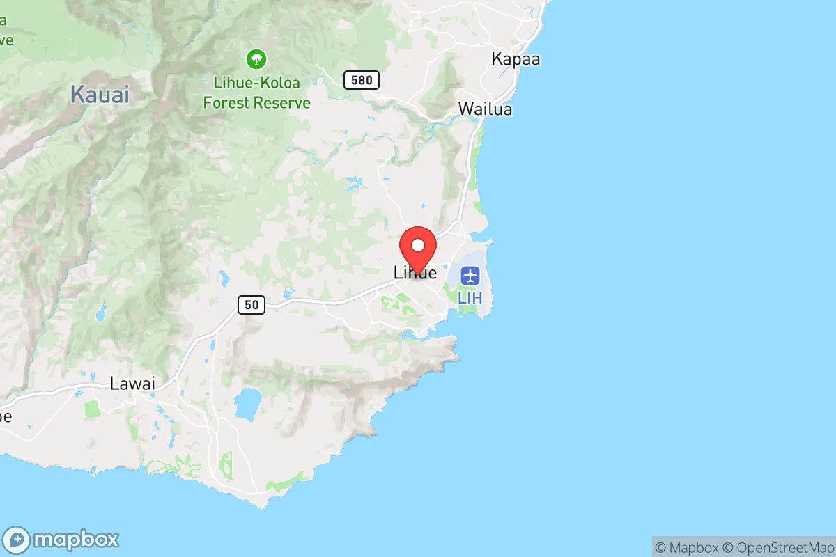 Map centered at 21.9742, -159.3673