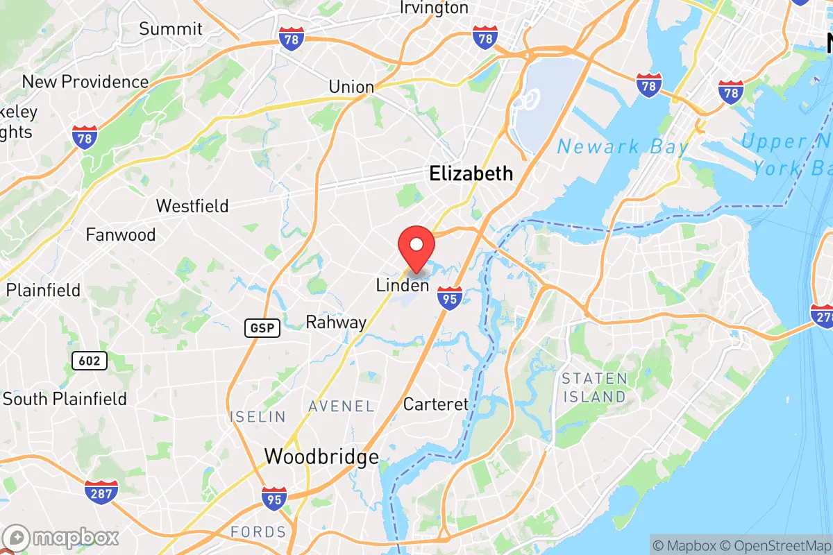 Map centered at 40.6249, -74.2376