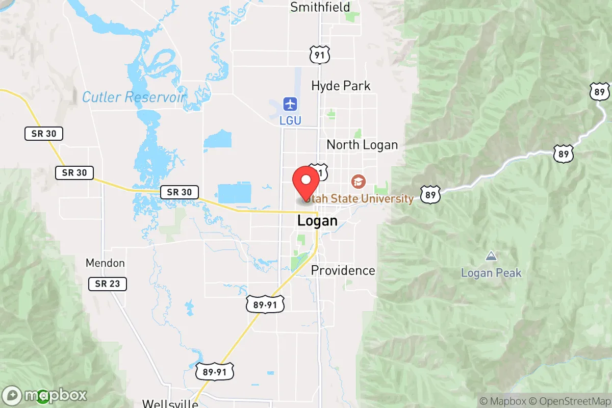 Map centered at 41.7396, -111.8425