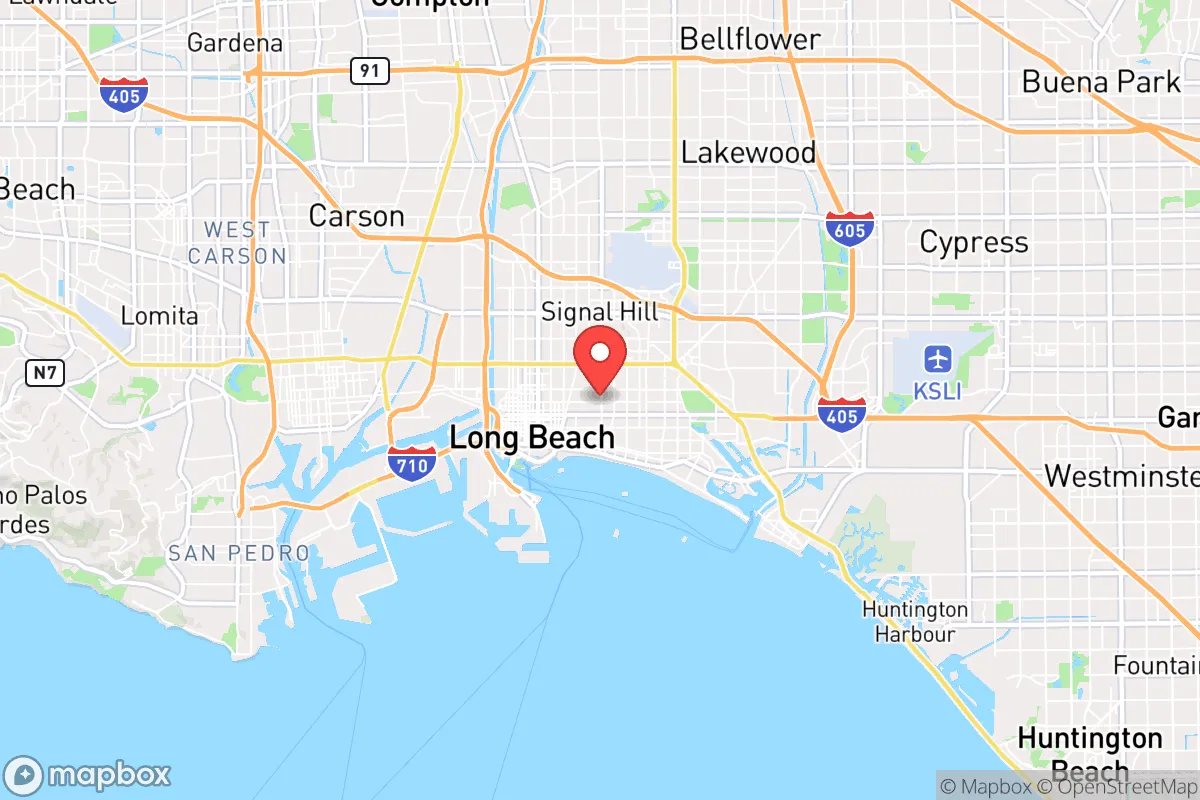 Map centered at 33.7796, -118.1682