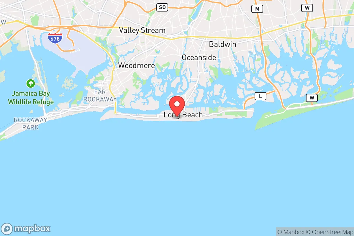 Map centered at 40.5856, -73.6654