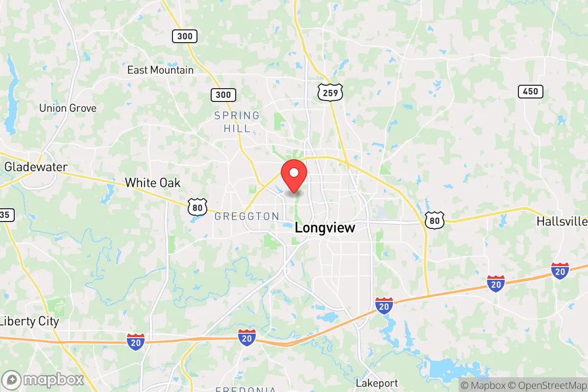 Map centered at 32.5193, -94.7619