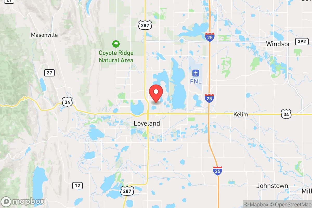 Map centered at 40.4171, -105.0628