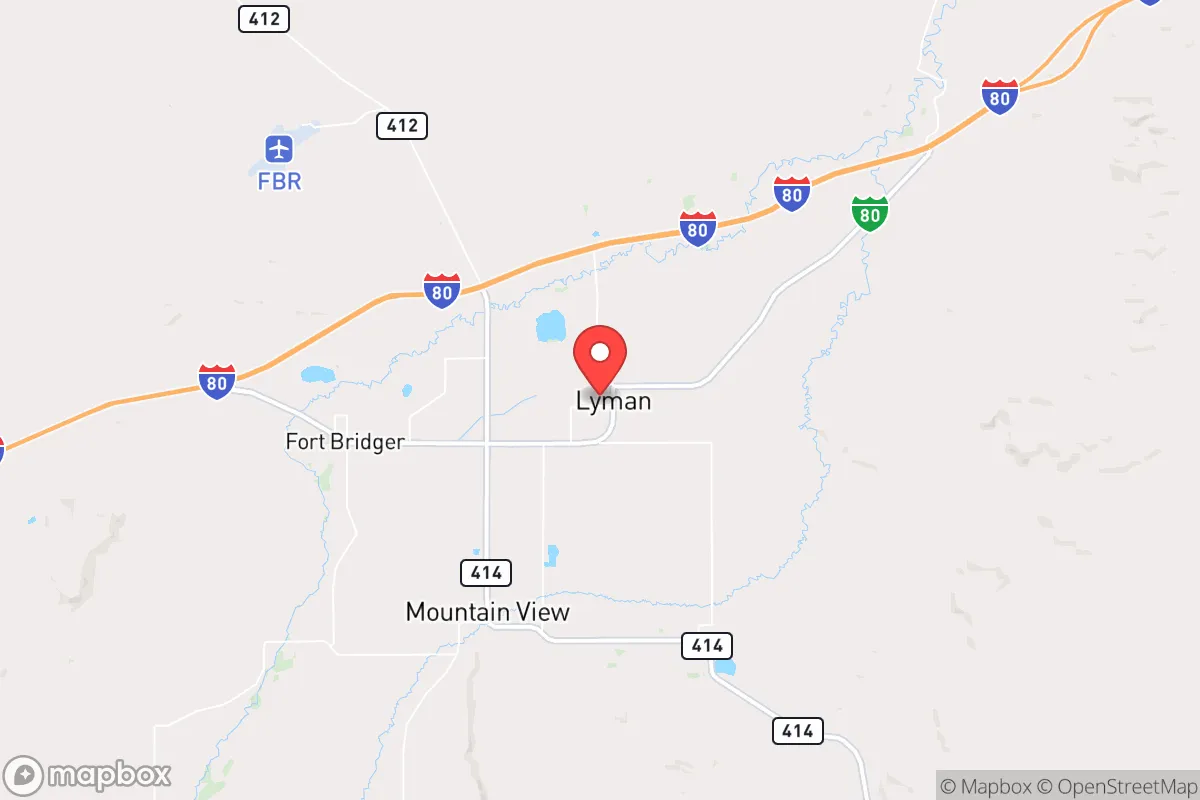 Map centered at 41.3275, -110.2974