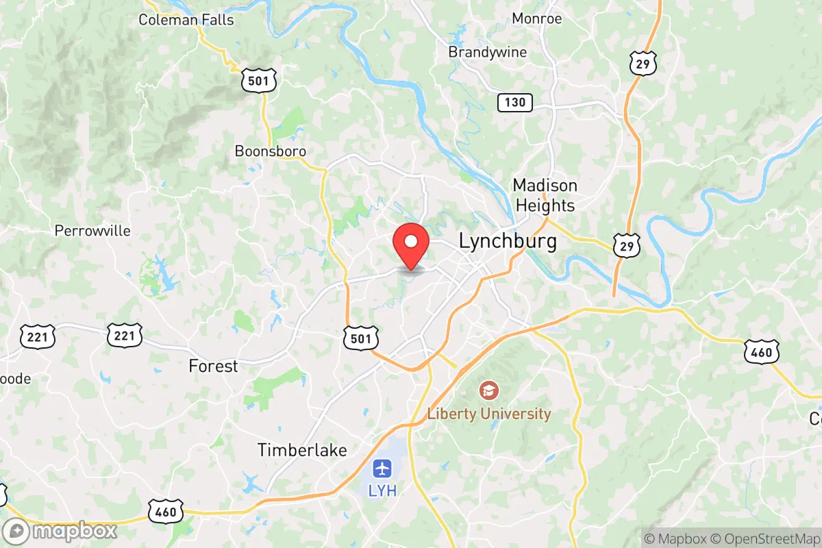 Map centered at 37.4004, -79.1908