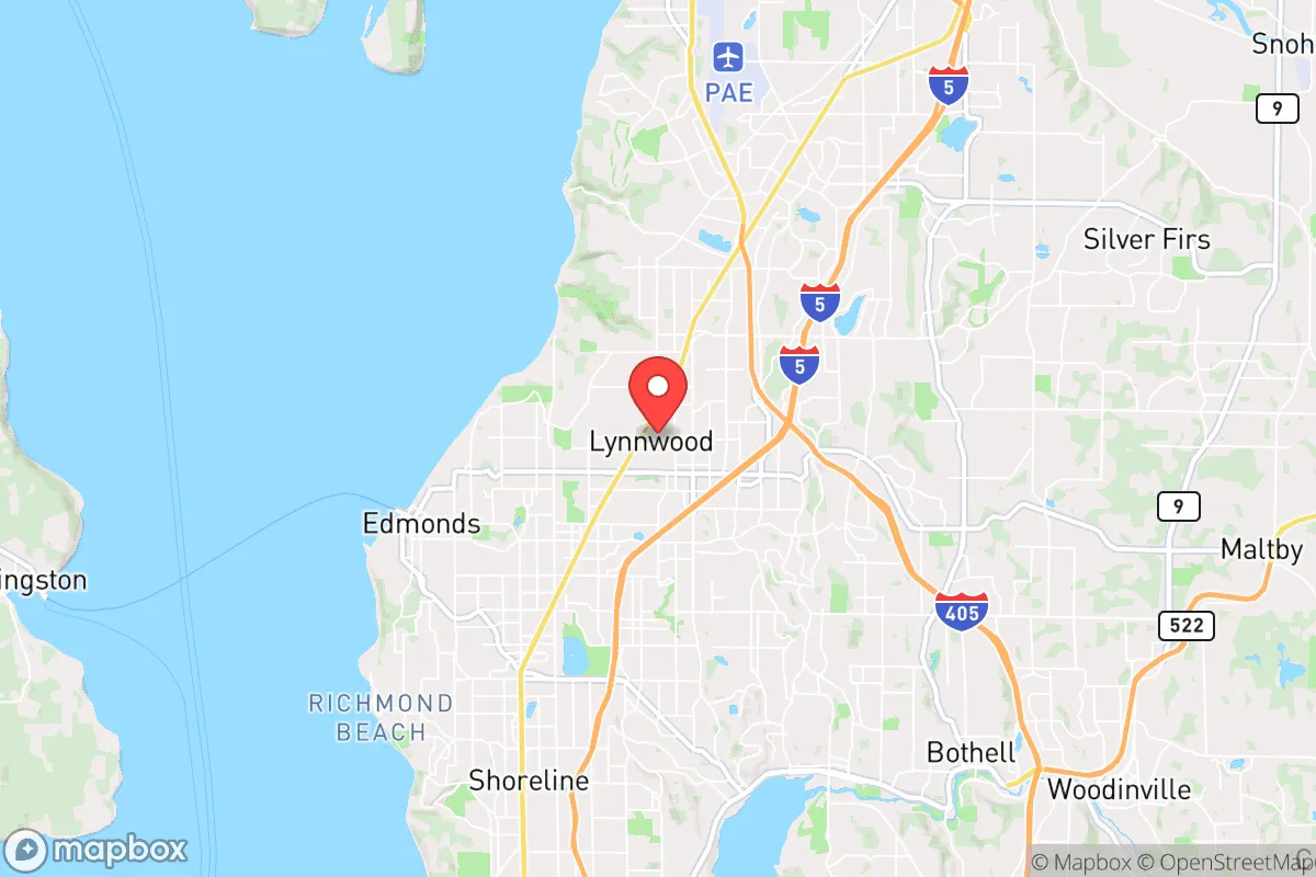 Map centered at 47.8284, -122.3033