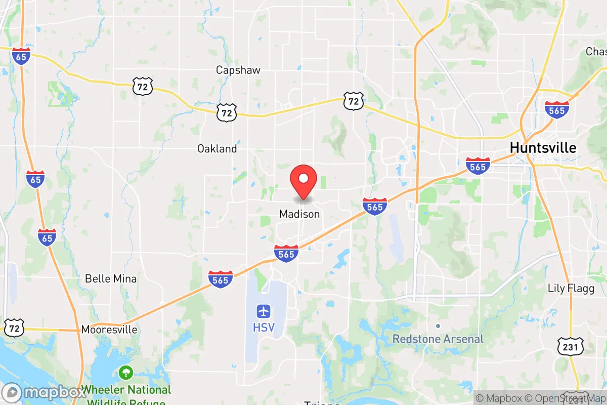 Map centered at 34.7113, -86.7630
