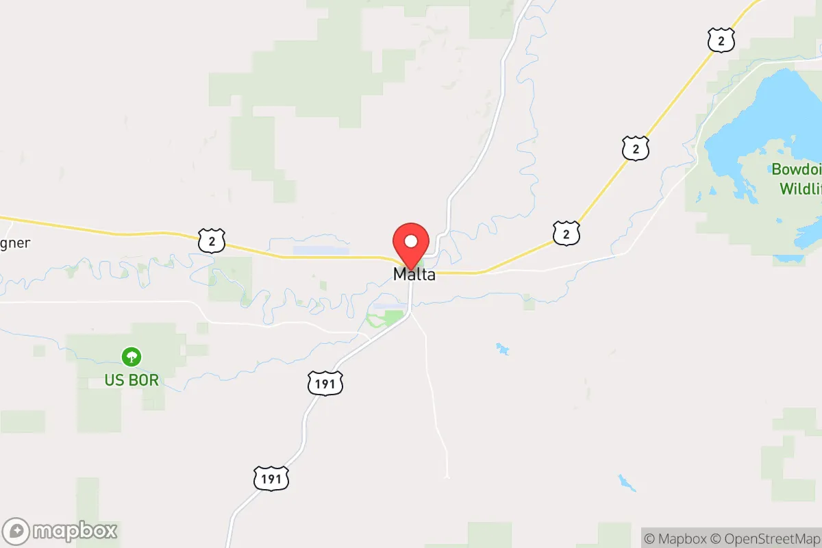 Map centered at 48.3555, -107.8702