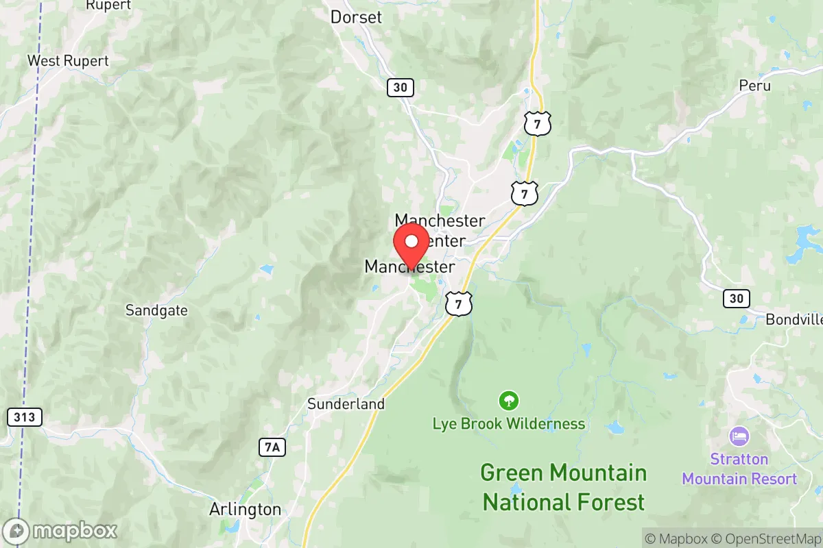 Map centered at 43.1610, -73.0710