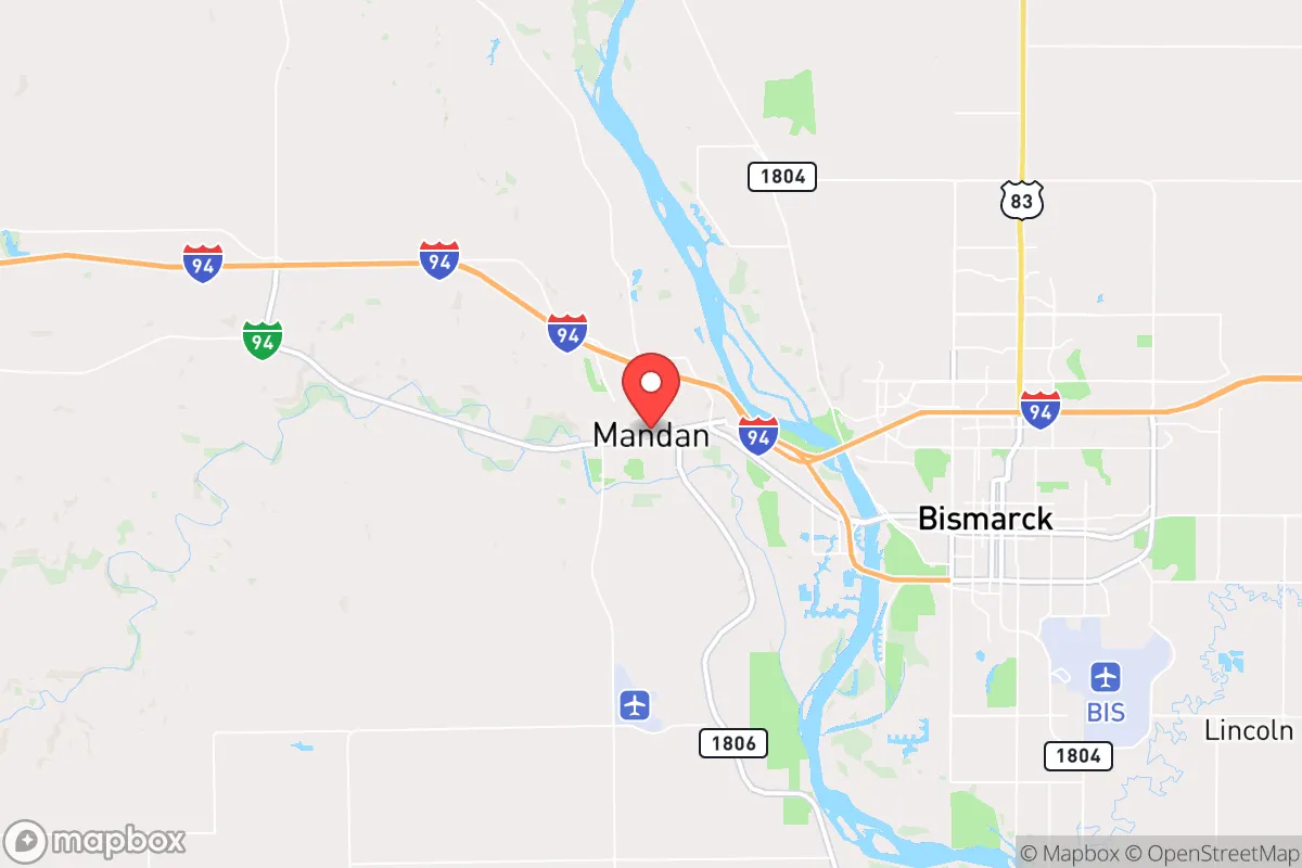 Map centered at 46.8290, -100.8871